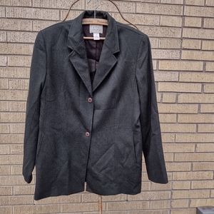 Vintage Field Manor 1980's wool jacket loden green